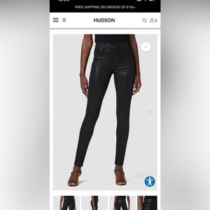 Hudson coated Barbara high jeans 👖